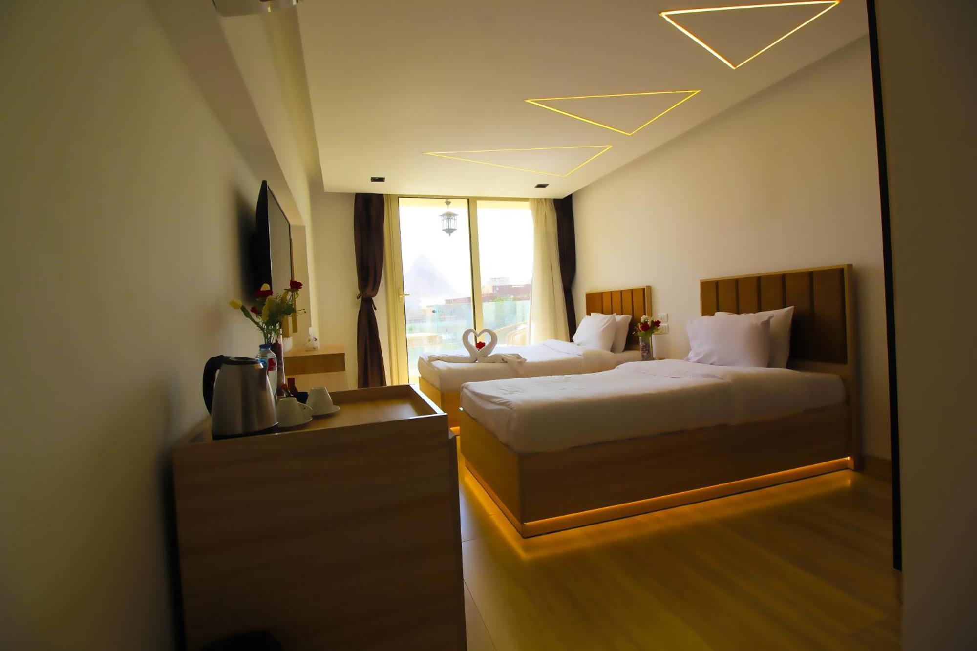 The Platinum Pyramid View Inn Kafret el-Gabal Exterior foto