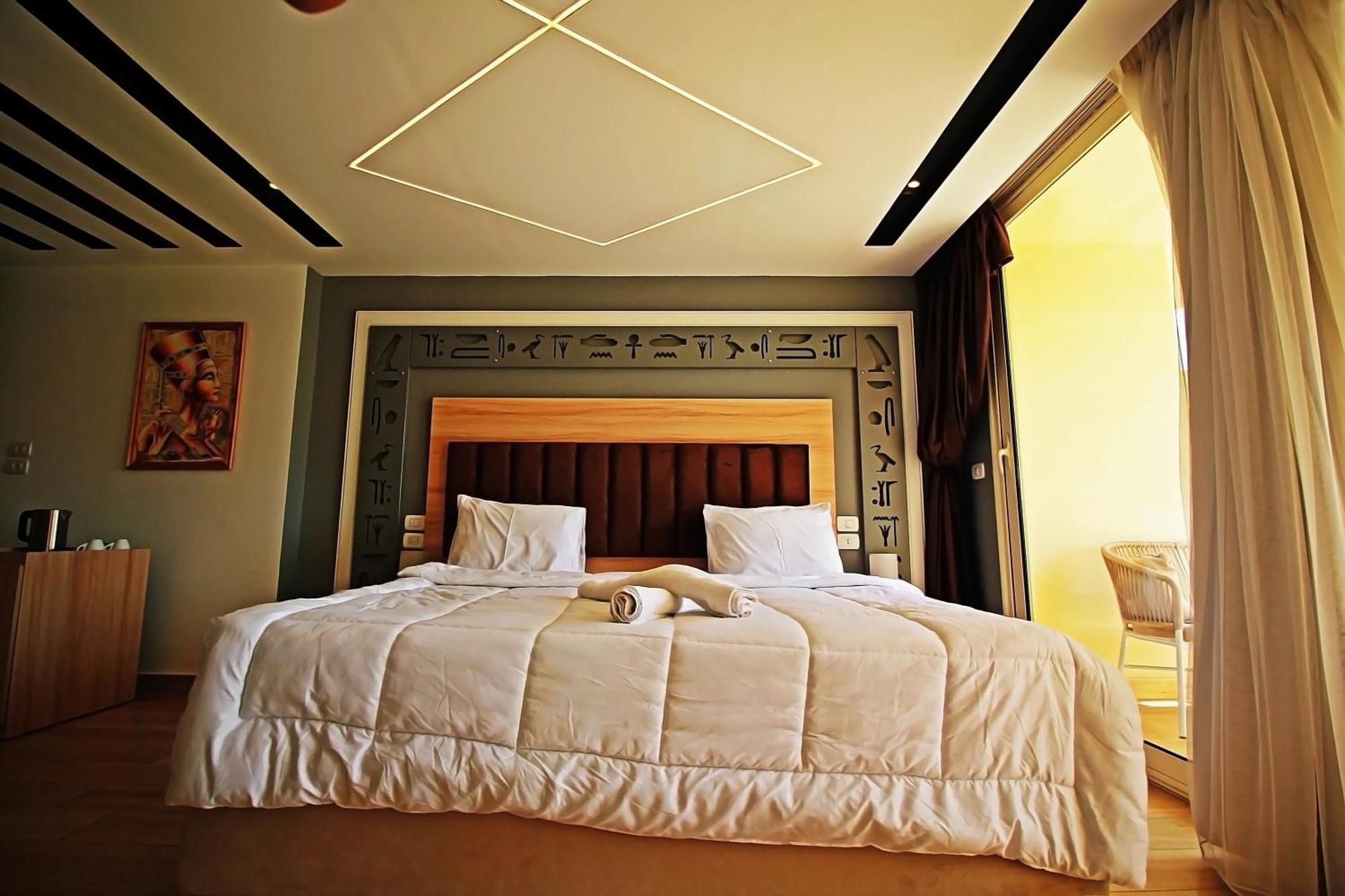 The Platinum Pyramid View Inn Kafret el-Gabal Exterior foto