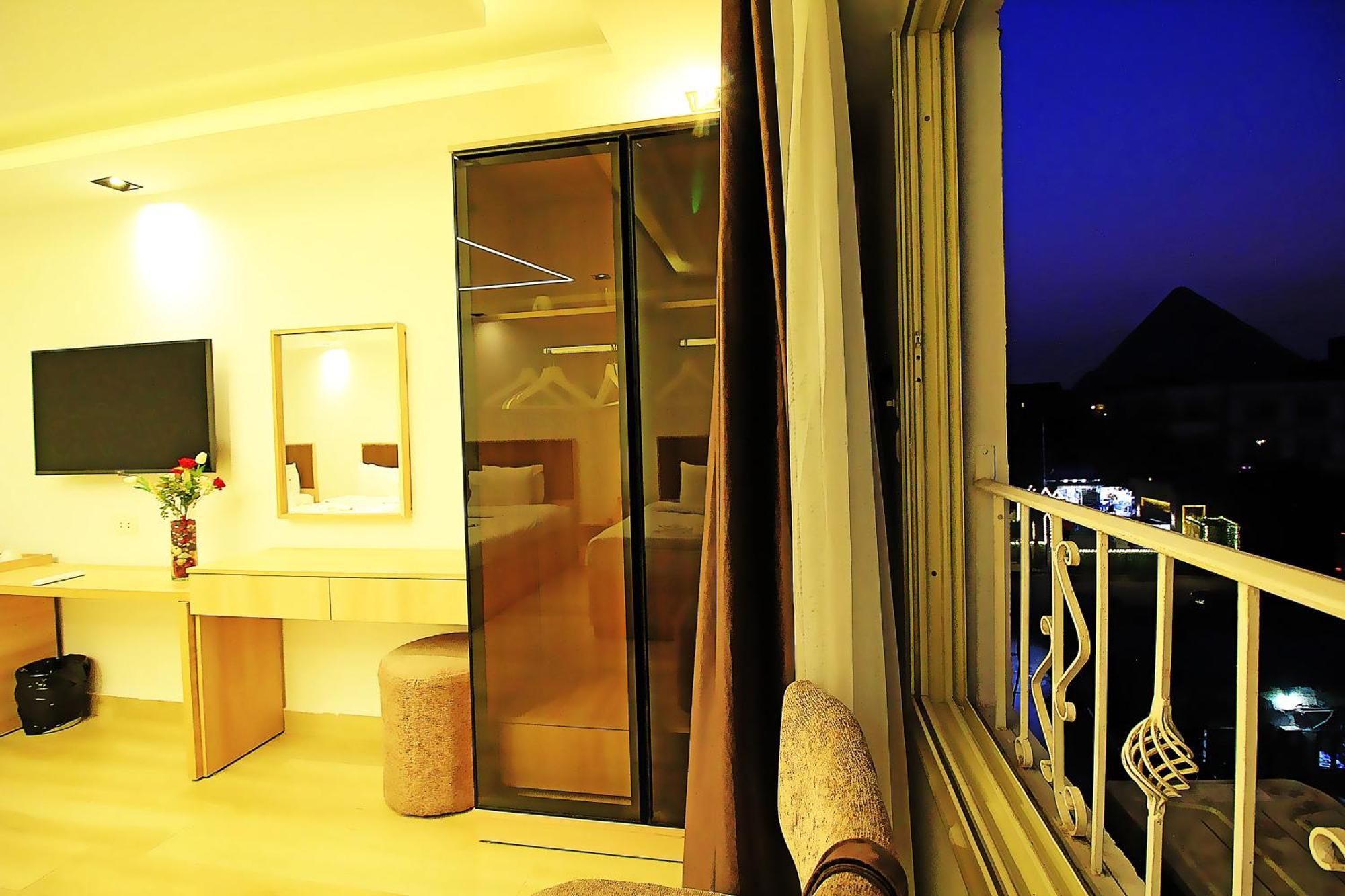The Platinum Pyramid View Inn Kafret el-Gabal Exterior foto
