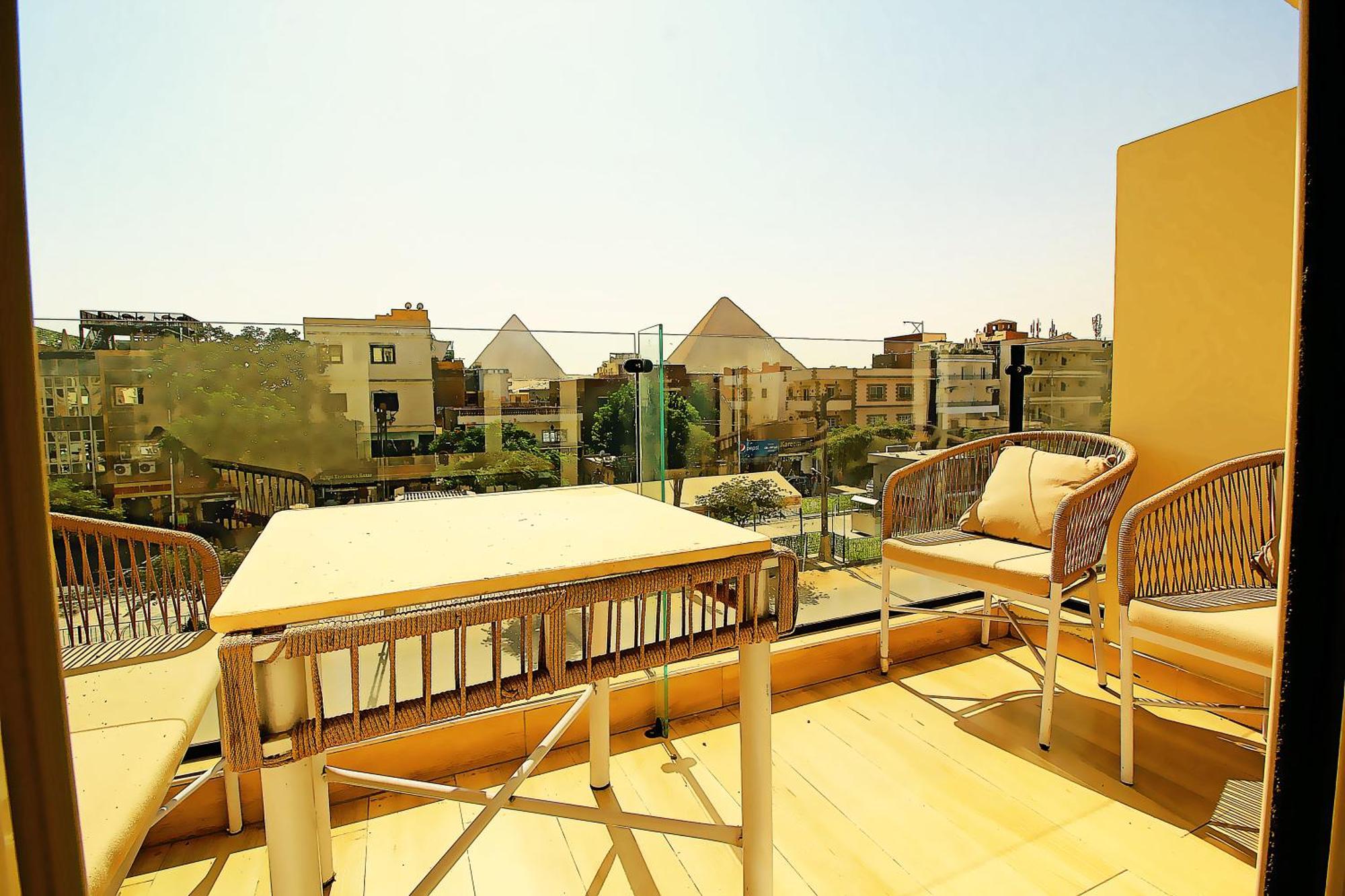 The Platinum Pyramid View Inn Kafret el-Gabal Exterior foto