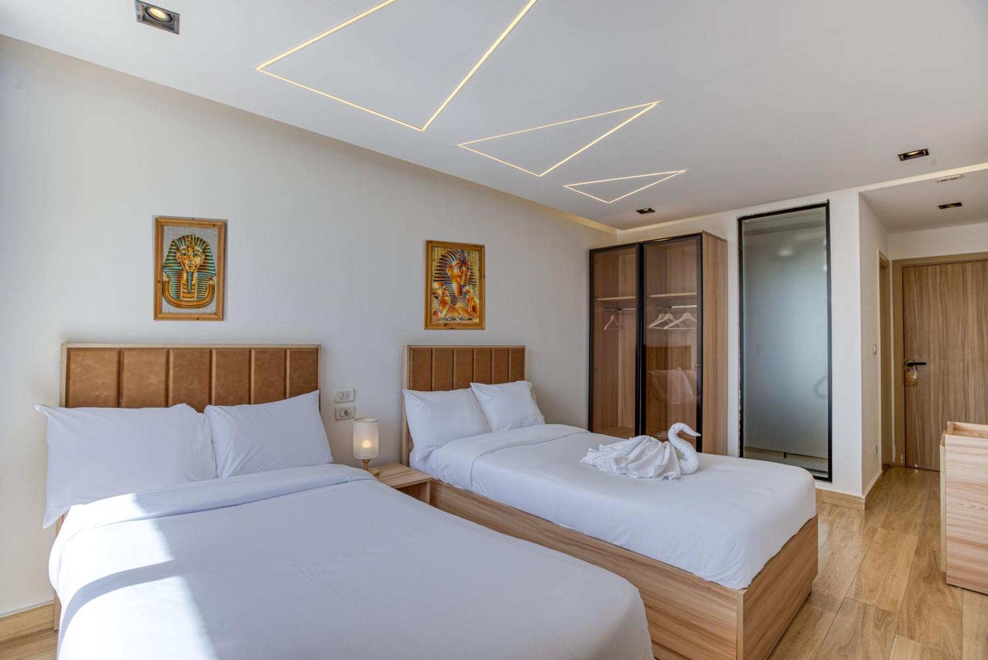 The Platinum Pyramid View Inn Kafret el-Gabal Exterior foto