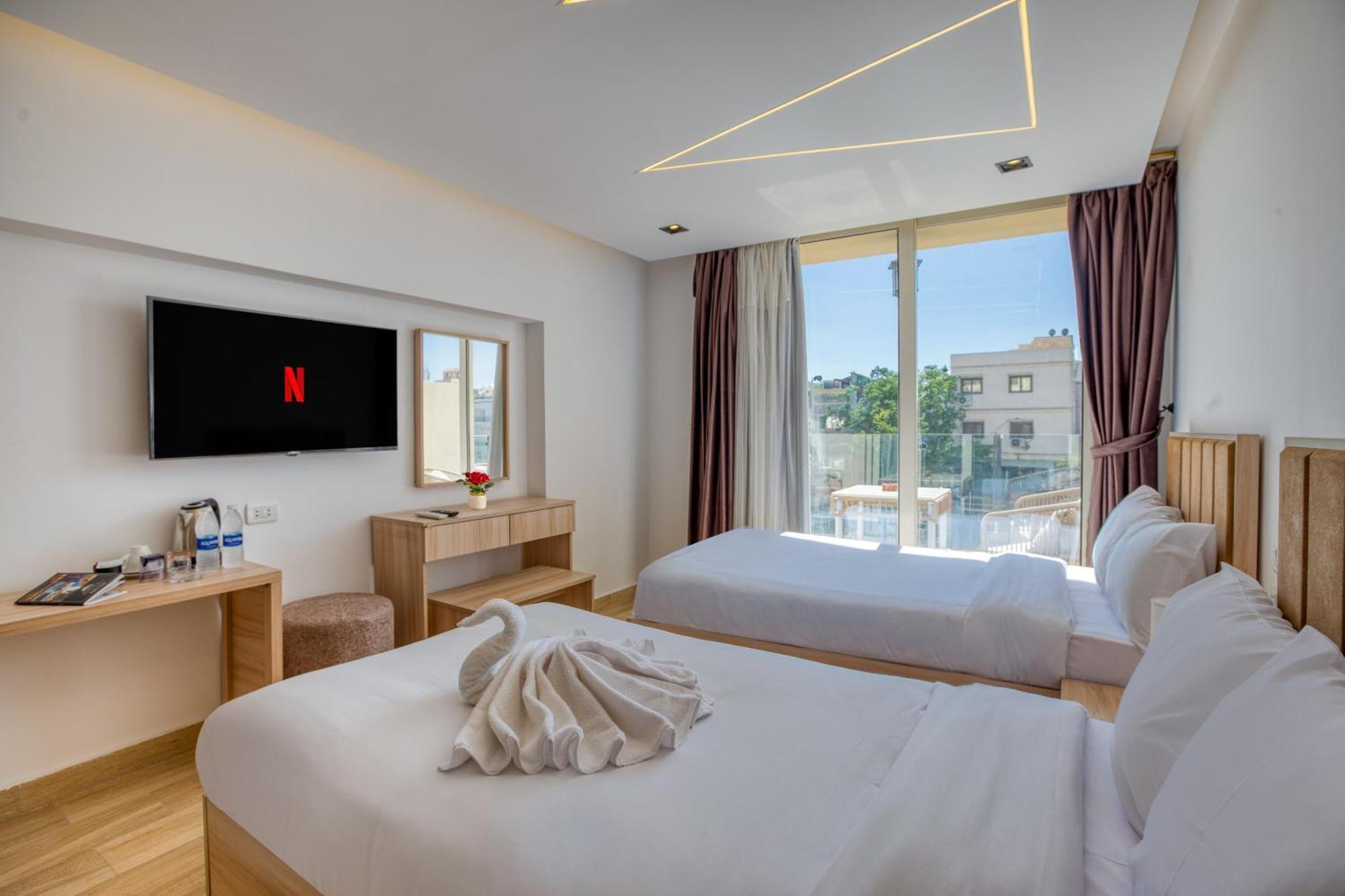 The Platinum Pyramid View Inn Kafret el-Gabal Exterior foto