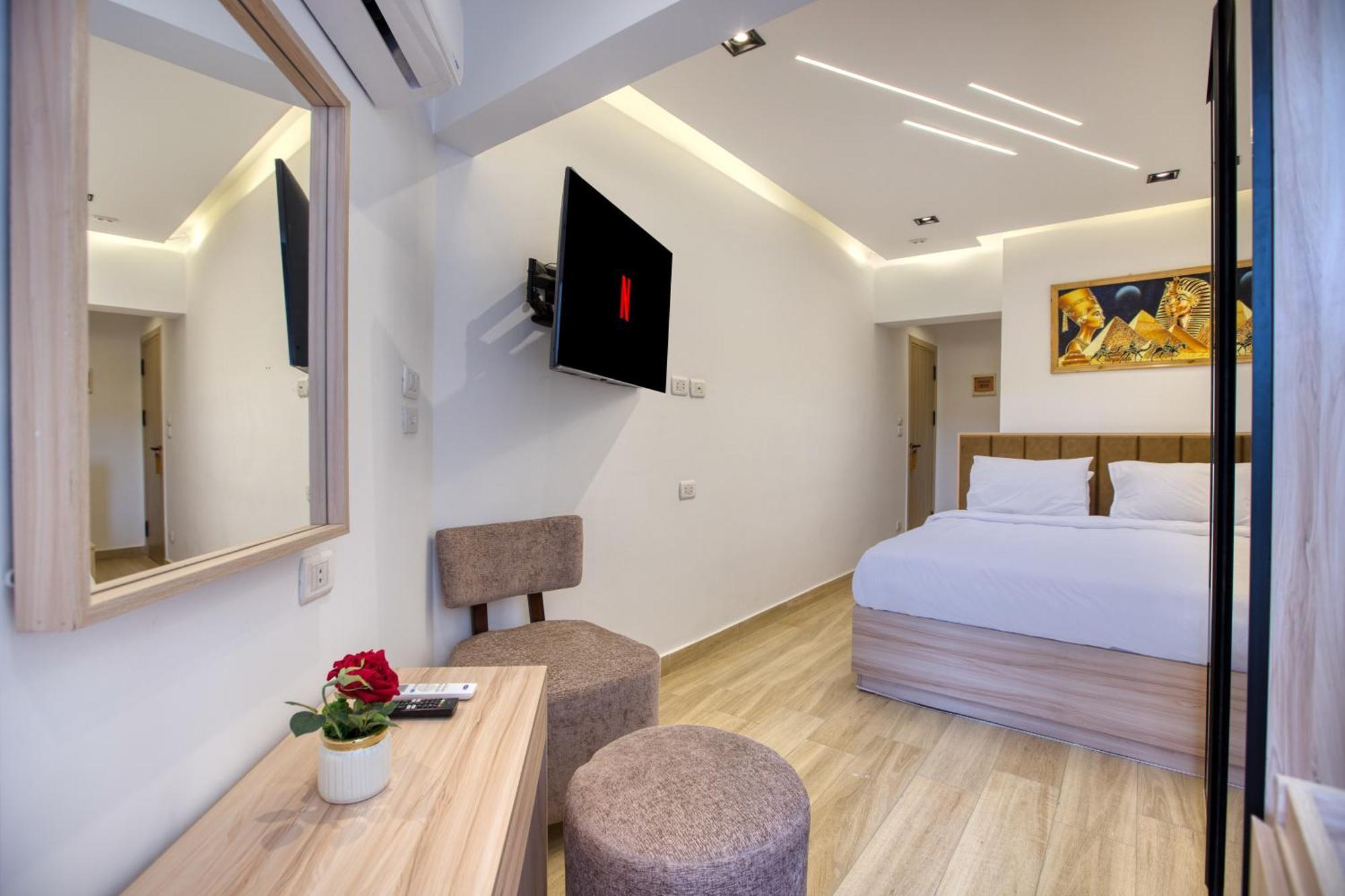 The Platinum Pyramid View Inn Kafret el-Gabal Exterior foto