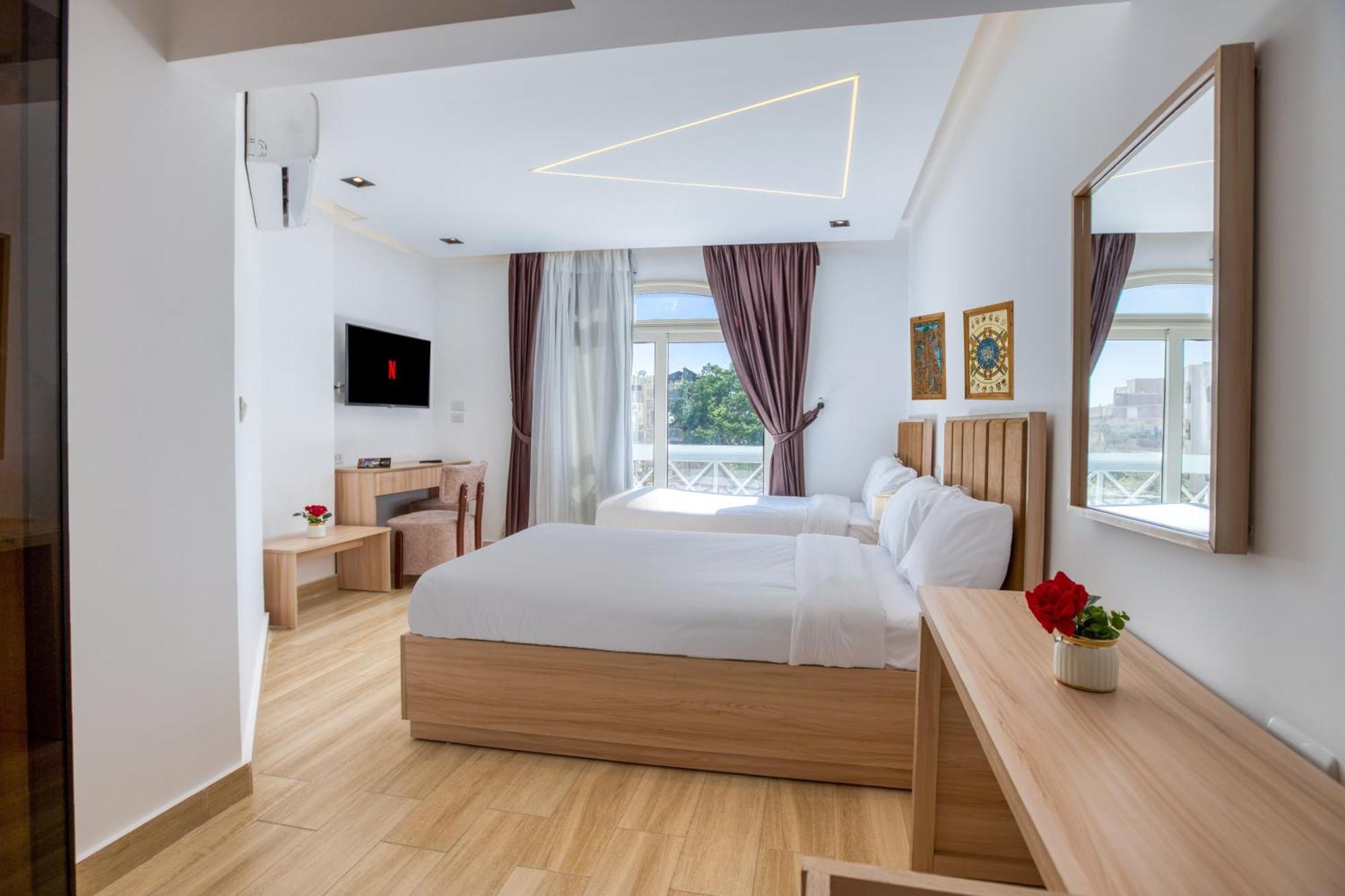 The Platinum Pyramid View Inn Kafret el-Gabal Exterior foto