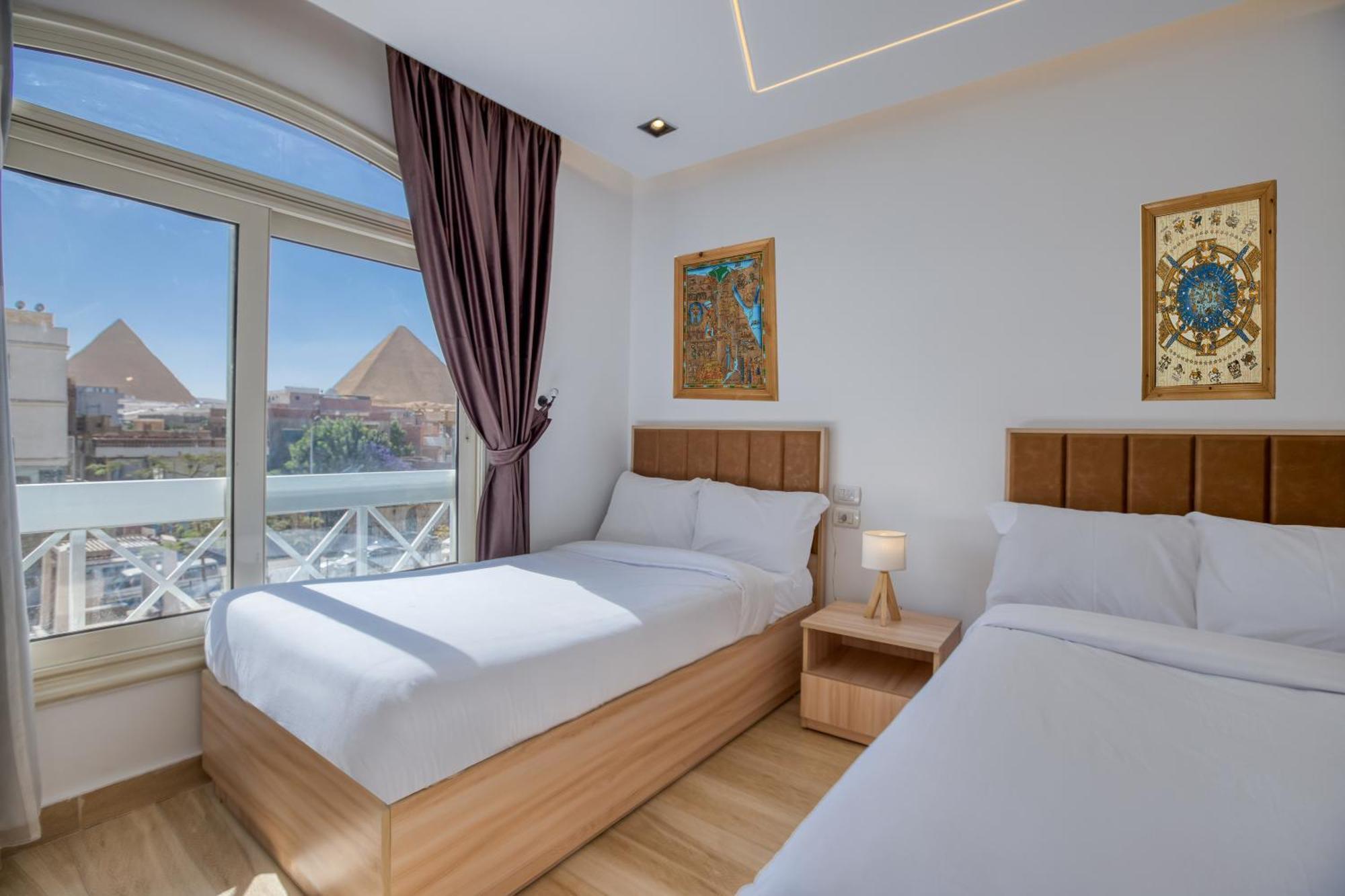 The Platinum Pyramid View Inn Kafret el-Gabal Exterior foto
